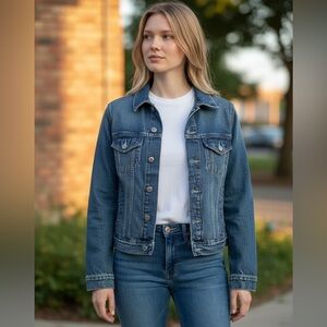Classic Medium Wash Denim Jacket
